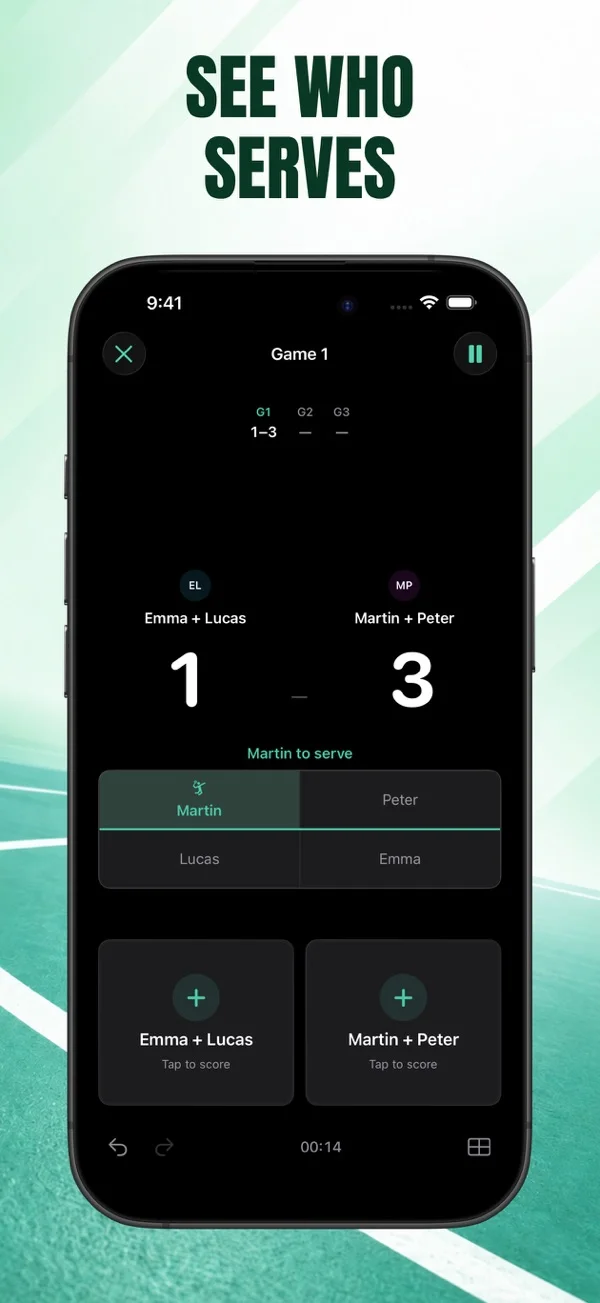 Badminton Scoreboard - Rally screenshot 3