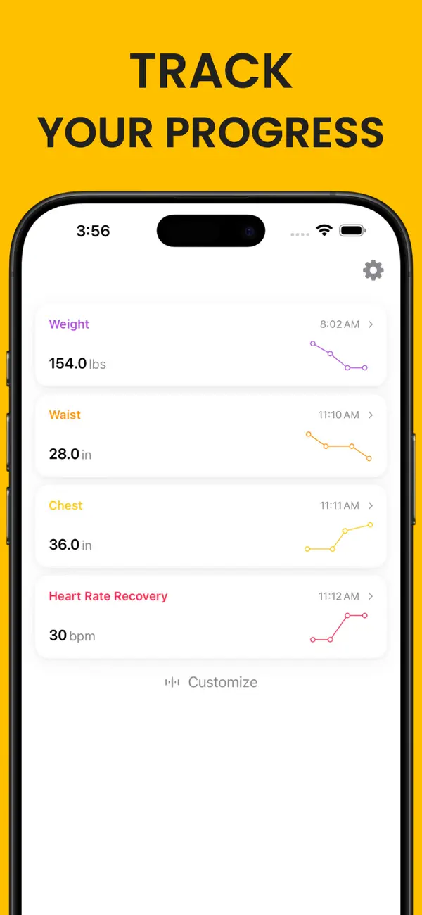 Body Measurement Tracker: Metr screenshot 1