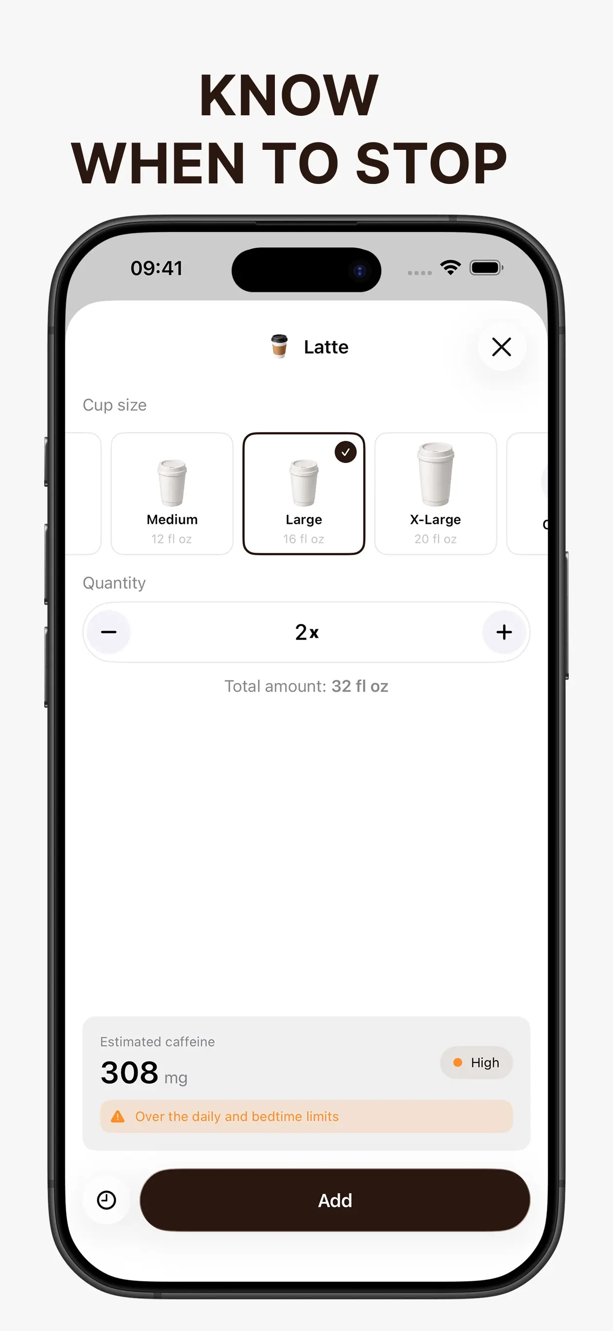 Caffeine Tracker - Kofe screenshot 3